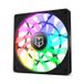 NOX Hummer SLIM FAN Computer Case Fan 12 cm Translucent 1 Piece