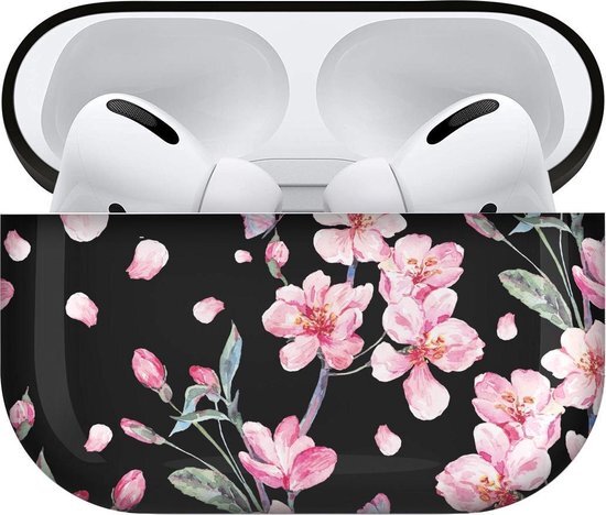 imoshion Hardcover Case voor de AirPods Pro - Blossom Watercolor Black