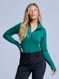 Poederbaas Midlayer Pully - Skipully - Dames - Four Seasons Lightweight 2.0 - Ever Green - Maat XXL