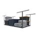Wintem Plafondrek voor Garage 183x91 cm - Alternatief voor Vliering, Stalen Rek Draagvermogen 200 kg, Hoogte Verstelbaar 60-100 cm, Metalen Rekken voor Garage Kelder en Berging