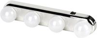 Koopman Vilde - Spiegelverlichting 4 LED - Zuignap - Batterijgevoed
