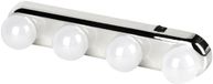 Koopman Vilde - Spiegelverlichting 4 LED - Zuignap - Batterijgevoed