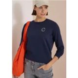 Cecil Sweatshirt met ronde hals en trekkoord