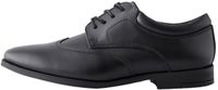 Next Jongens Leren schoolschoenen met veters Zwart
