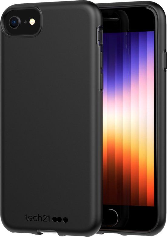 Tech21 Evo Lite - Telefoonhoesje iPhone 7/8/SE2020/SE2022 - Zwart
