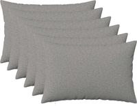 vidaXL Kussensloop HEERLEN Wolkgrijs 50 x 75 cm Stof (6 stuks)
