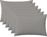 vidaXL Kussensloop HEERLEN Wolkgrijs 50 x 75 cm Stof (6 stuks)