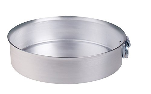 Pentole Agnelli Professioneel Aluminium 3 Mm. Cilindrische taartpan met ring, diameter 26 cm, zilver