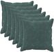 vidaXL - Kussensloop - 6 pcs - HOUTEN - Zee - blauw - 70 x 70 cm - Microfiber - Fleece
