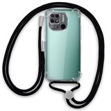 Beschermhoes Xiaomi Redmi 10C Beschermhoes met koord, zwart