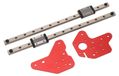 Imprimante 3D Kit Rail Linéaire Axe Z, 2 Pièces, Acier
