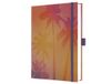 Sigel Notitieboek Jolie Pure A5 kraft Pure Palms lijn hardcover 192 pagina's 100 grams
