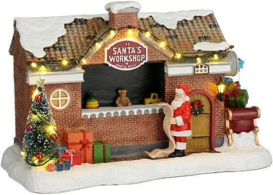 Luville - Santa's Workshop Polyresin Multi 20.5 cm