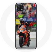 Maniacase Hoesje Samsung Galaxy A22 5G miguel oliveira moto gp portugal vlag