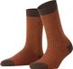 FALKE Family Special Edition gedessineerd katoen sokken dames bruin - maat 35-38