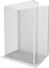 Mexen Kioto paroi de douche Walk-in 130 x 90 x 40 cm, transparent, blanc