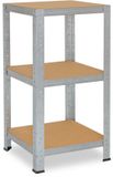 Shelfplaza HOME metalen stellingkast - 90x50x50 cm - verzinkt - 3 planken