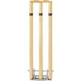 Gunn & Moore GM Springback Cricket Stumps, Bruin/Bruin