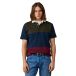 Hackett London Chemise bleu marine / vert / rouge sang / blanc