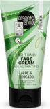 Organic Shop Gezichtscrème Avocado and Aloe - 50 ml