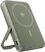 Fresh 'n Rebel Magnetische Powerbank 10000 mAh - MagSafe & Qi2 geschikt - Draadloze Powerbank iPhone & Android - USB-C - Dried Green