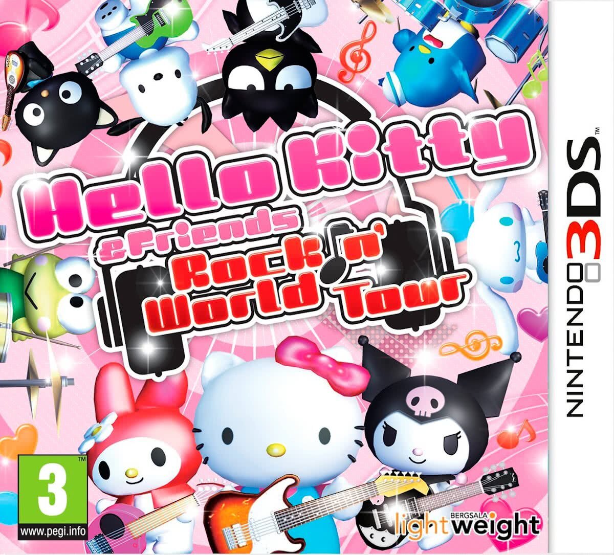 Rising Star Games Hello Kitty & Friends, Rock n' World Tour - 2DS + 3DS Nintendo 3DS