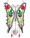 KY&BOSAM Cadeaus voor Nana I Love You Nana Vlinder Suncatcher Nana Geschenken Moederdag Gebrandschilderd Glas Suncatchers Opknoping Ornament voor Venster Wind Chime Moederdag Valentijnsdag