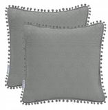 AmeliaHome Meadore Kussenslopen 45x45cm Grijs (2 stuks)