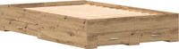 vidaXL Bedframe met lade Artisan Eiken 120 x 190 cm Bois de particules