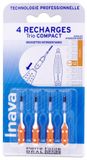 Inava Borstels 4 Navullingen Voor Trio Compact (Maat : ISO 1,2 mm)