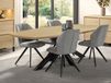AMBER Table repas ovale 120x200 cm chêne urbain