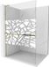 Mexen Kioto+ L paroi de douche avec étagère Walk-in 90 x 200 cm, motif blanc, or