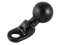 RAM Mount Motorcycle Base with 9mm Hole and 1" Ball