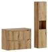 Meubelsset 80 cm met blad en hoge kast
