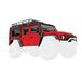 Traxxas TRX-9712-RED Carrosserie de crawler TRX-4M Defender, rouge