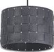 OSRAM suspension lamp Decor Felt Weaving grijs of vilt & metaal, E27, 280 mm diameter