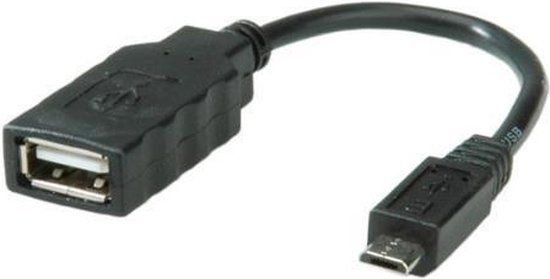 Nilox RO11.02.8311 USB-kabel Micro-USB B USB A Zwart