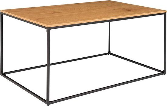 Salontafel Dina Eik - 90 cm - Industrieel - Hout