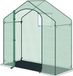 Happyment Happiq Foliekas Tuinkas - Winterbestendig - PE-folie 135 g/m² - Kweekhuis - Broeikas - Kweekkast voor tomaten & klimplanten - 200x80x200cm Groen