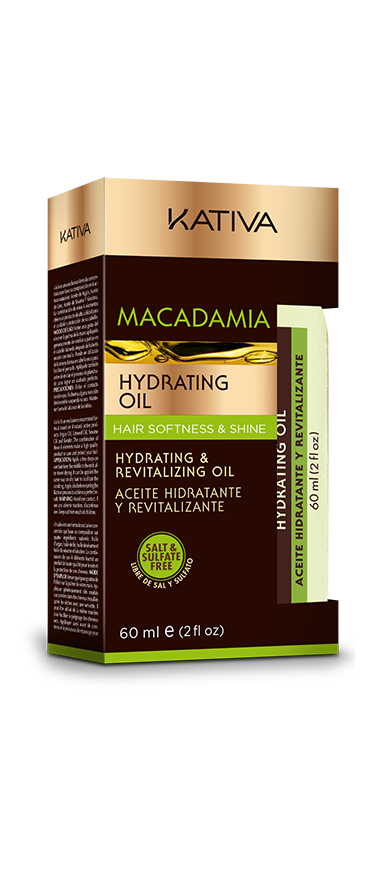 Kativa Macadamia - Haarolie - 60 ml - Dames - Alle haartypen