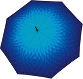 Doppler Carbonsteel Long AC Fusion Blue paraplu