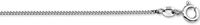 The Jewelry Collection Ketting Gourmet 1,1 mm - Witgoud