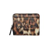 Marc Jacobs The Mini Compact bruin leren portemonnee