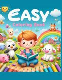 Easy Coloring Book: Farmer's Life