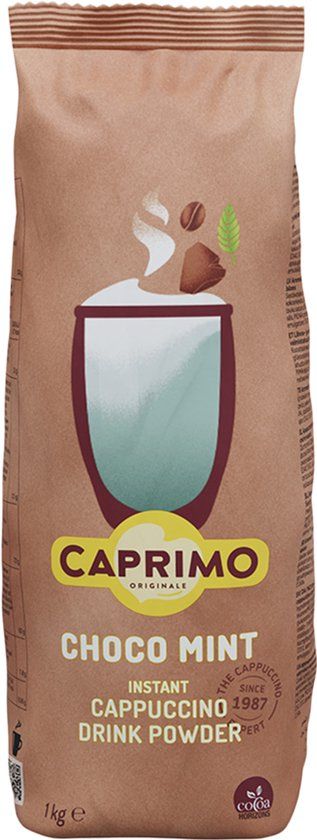 Caprimo Cappuccino Choco Mint Instant Cacao Drinkpoeder met Muntsmaak, 1 kg