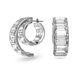 Swarovski Dames-Oorknop Metaal Swarovski-Kristal One Size 88222911