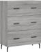 vidaXL Dressoir - Grijs Sonoma - Hout - 69,5x34x90 cm