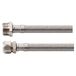 Riko Tuyau de raccordement flexible - Kiwa - 1/2" BU x 15mm - 30cm - Acier inoxydable