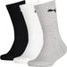 PUMA 3-pack kinder sport sokken - Hoge katoenen sokken voor jongens en meisjes - Maat 30 - Wit
