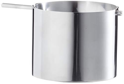 Stelton Asbak van roestvrij staal, Arne Jacobsen design, Cylinda Line, H: 8 cm Ø: 10 cm